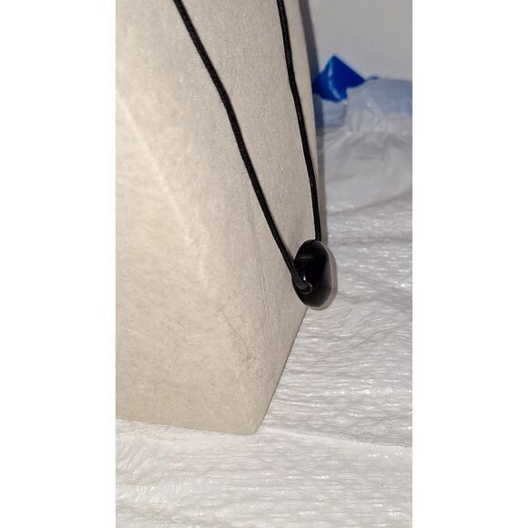 Amethyst Colored Heart Stone Pendant Necklace Bohemian Romantic Hand Crafted - Picture 9 of 10